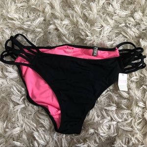 black bathing suit bottoms